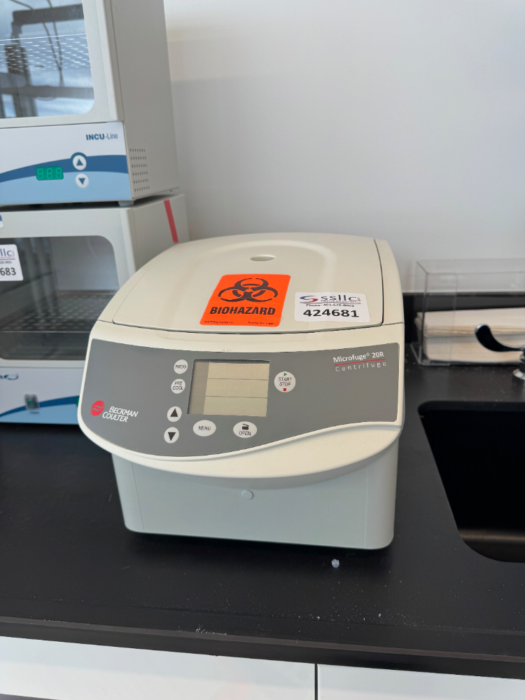 Image of Beckman Coulter Microfuge 20R Refrigerated Centrifuge